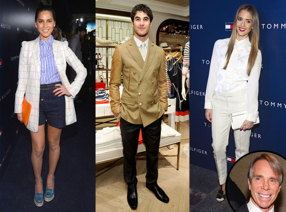 Jessica Alba, Darren Criss, Olivia Munn, Tommy Hilfiger Jessica Alba, Darren Criss, Olivia Munn, Tommy Hilfiger
